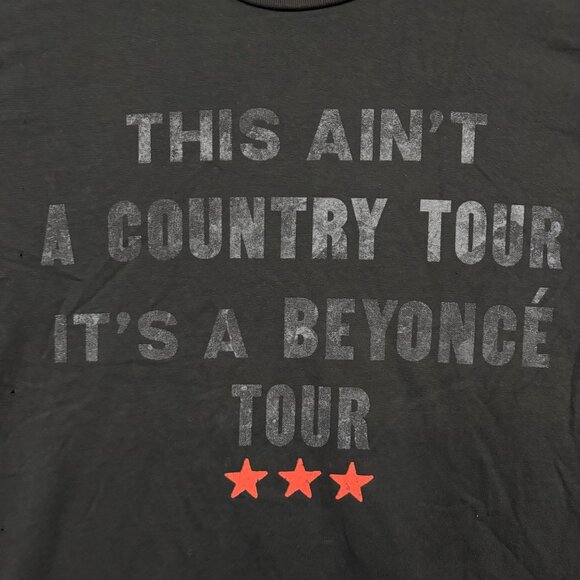 Beyoncé Cowboy Carter Not a Country But Beyonce Tour Tee L - Picture 3 of 5